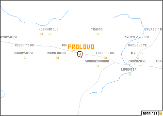 map of Frolovo