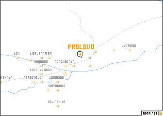 map of Frolovo