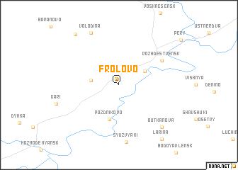 map of Frolovo