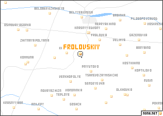 map of Frolovskiy