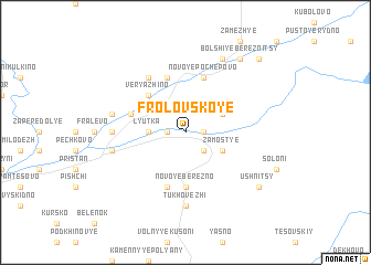 map of Frolovskoye