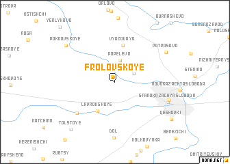 map of Frolovskoye