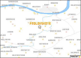 map of Frolovskoye