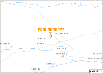 map of Frolovskoye