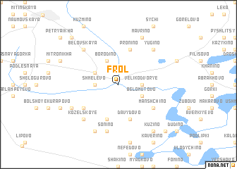 map of Frol