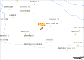 map of Frol