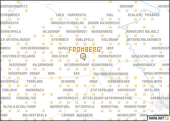 map of Fromberg