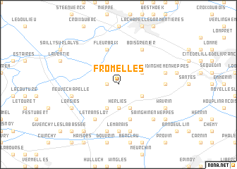 map of Fromelles