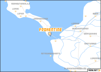 map of Fromentine