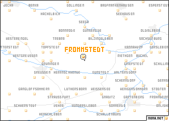 map of Frömmstedt