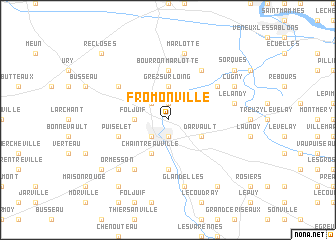 map of Fromonville