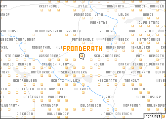 map of Fronderath