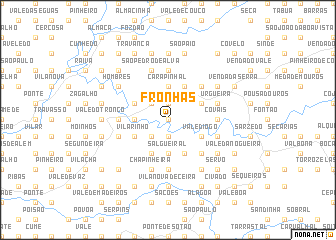 map of Fronhas