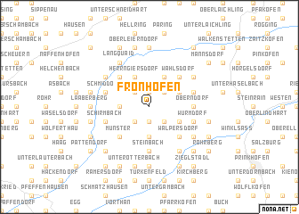 map of Fronhofen