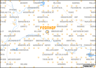 map of Fronhof