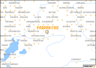 map of Fronreiten