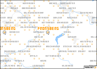 map of Frönsberg