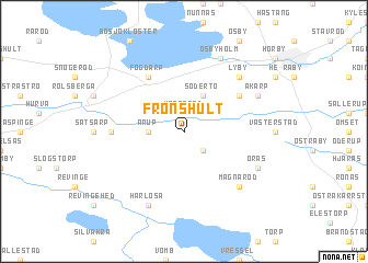 map of Frönshult