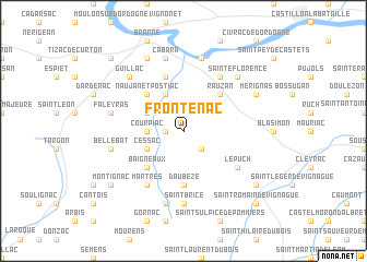 map of Frontenac