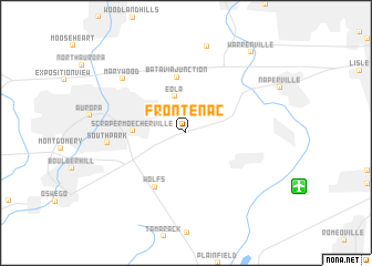 map of Frontenac