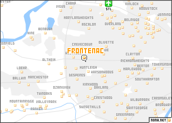 map of Frontenac