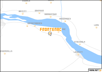 map of Frontenac