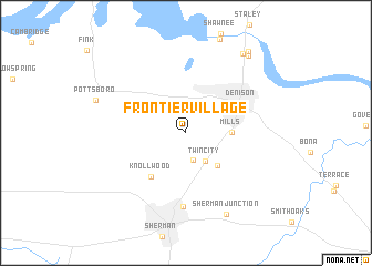 map of Frontier Village