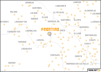 map of Frontino