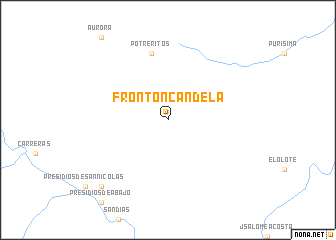 map of Frontón Candela