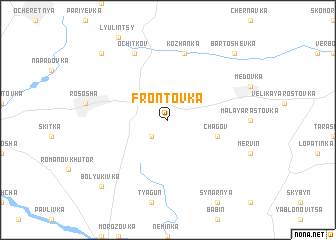 map of Frontovka