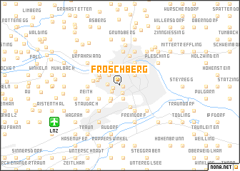 map of Froschberg