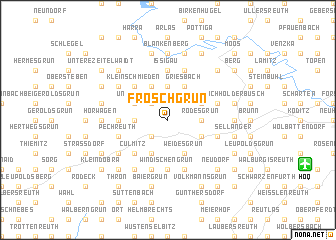 map of Froschgrün