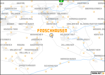 map of Froschhausen