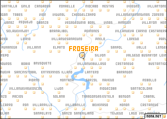 map of Froseira