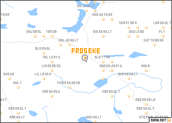 map of Fröseke