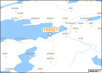 map of Frøset