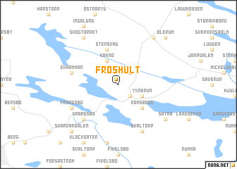 map of Fröshult