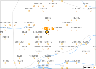 map of Frøsig