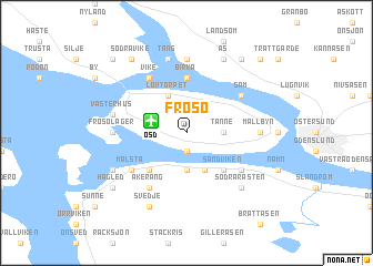 map of Frösö