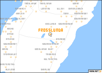 map of Frösslunda