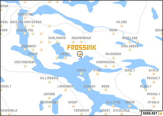 map of Frössvik