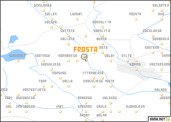 map of Frosta