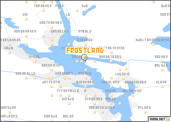 map of Fröstland