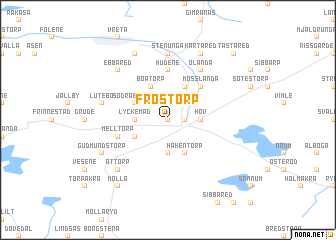 map of Fröstorp