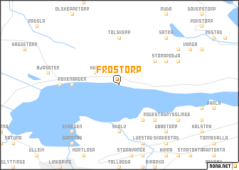 map of Fröstorp