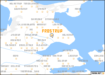 map of Frostrup