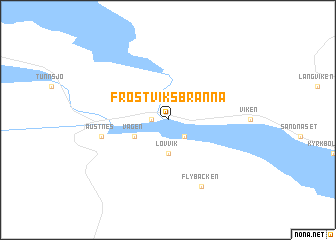 map of Frostviksbränna