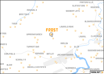 map of Frost