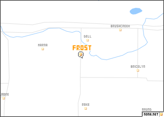map of Frost