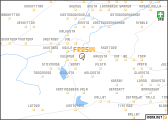 map of Frösvi